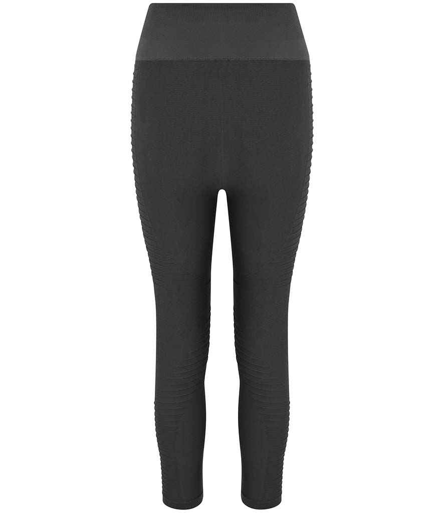 AWDis Ladies Cool Seamless Leggings in Iron Grey by Just Cool — Custom branded clothing by Print Press, featuring premium embroidery produced in our specialist print lab in the UK.