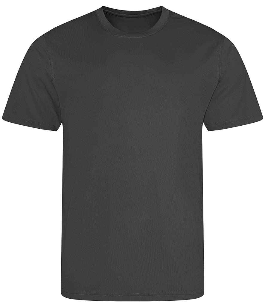 AWDis Cool Recycled T-Shirt in Charcoal by Just Cool — Custom branded clothing by Print Press, featuring premium embroidery produced in our specialist print lab in the UK.