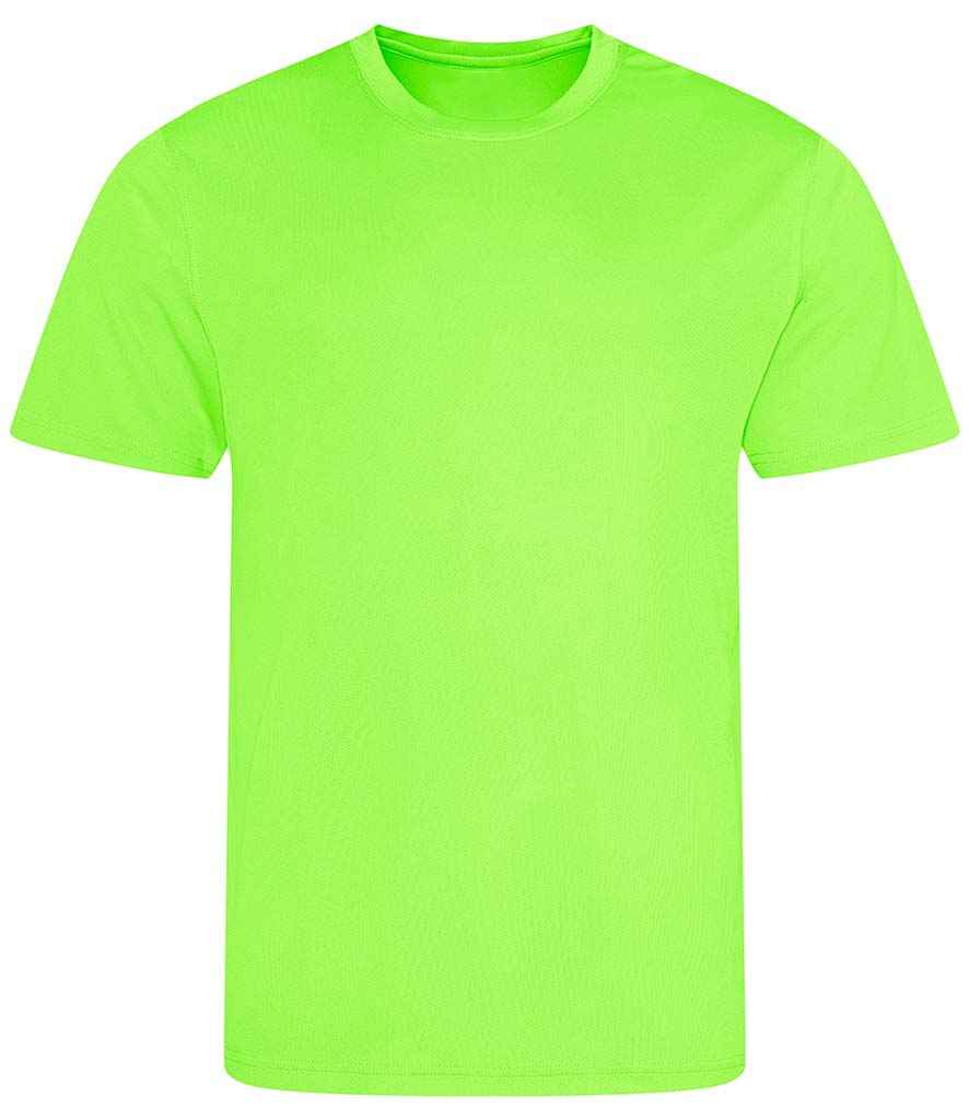 AWDis Cool Recycled T-Shirt in Electric Green by Just Cool — Custom branded clothing by Print Press, featuring premium embroidery produced in our specialist print lab in the UK.