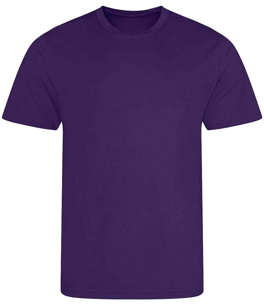 AWDis Cool Recycled T-Shirt in Purple by Just Cool — Custom branded clothing by Print Press, featuring premium embroidery produced in our specialist print lab in the UK.