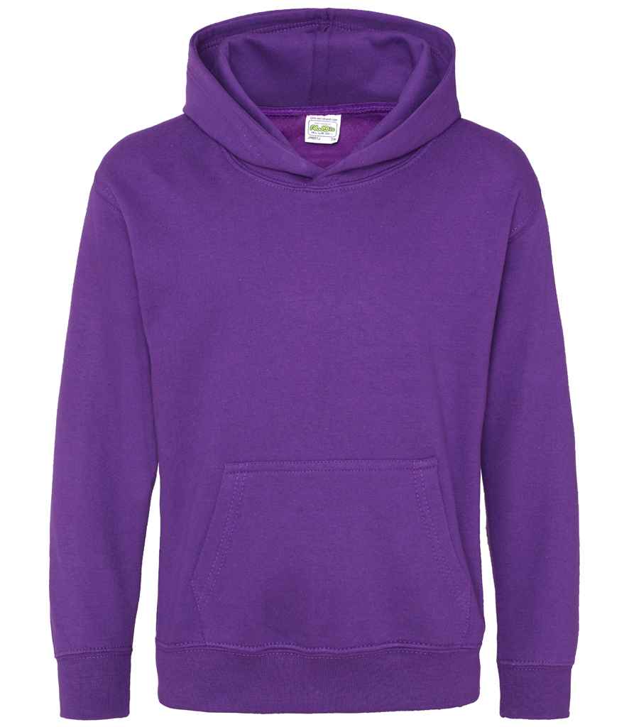 AWDis Kids Hoodie in by Just Hoods — Custom branded clothing by Print Press, featuring premium embroidery produced in our specialist print lab in the UK.