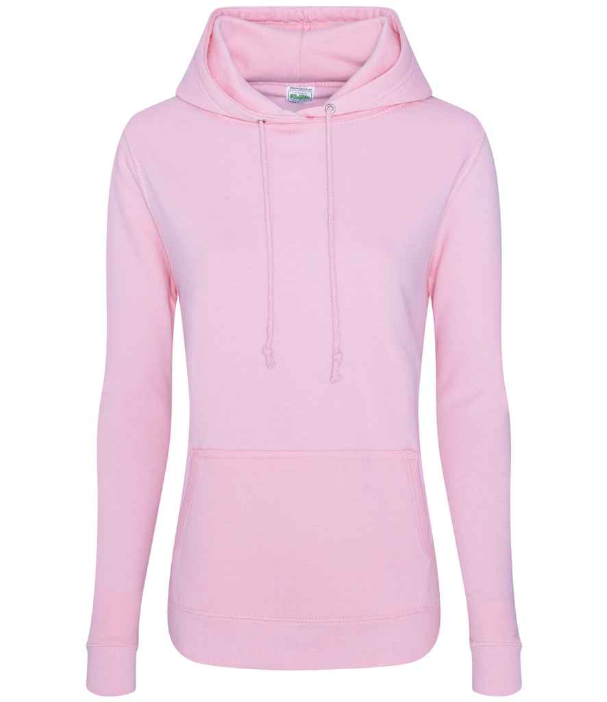 AWDis Ladies College Hoodie - (2nd Colours) in by Just Hoods — Custom branded clothing by Print Press, featuring premium embroidery produced in our specialist print lab in the UK.