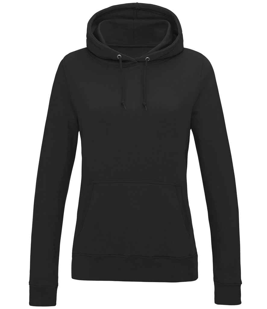 AWDis Ladies College Hoodie - (2nd Colours) in Black Smoke by Just Hoods — Custom branded clothing by Print Press, featuring premium embroidery produced in our specialist print lab in the UK.