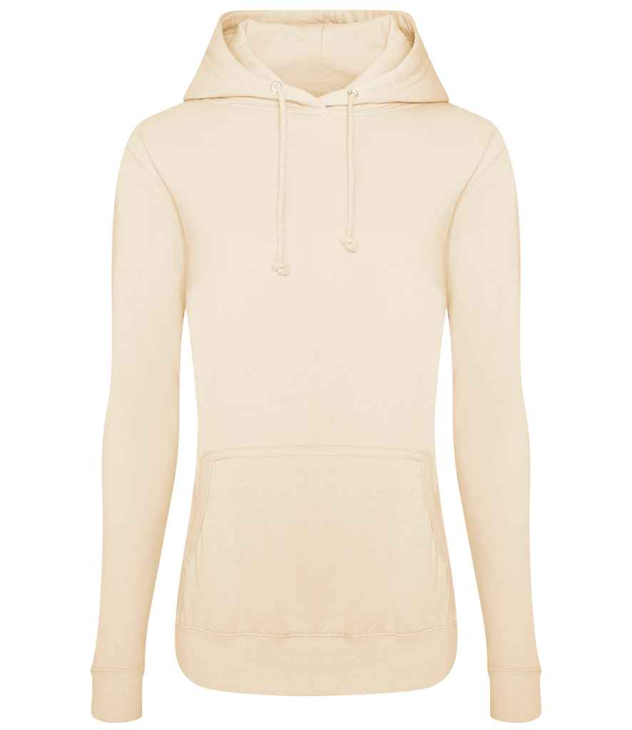 AWDis Ladies College Hoodie in Vanilla Milkshake by Just Hoods — Custom branded clothing by Print Press, featuring premium embroidery produced in our specialist print lab in the UK.