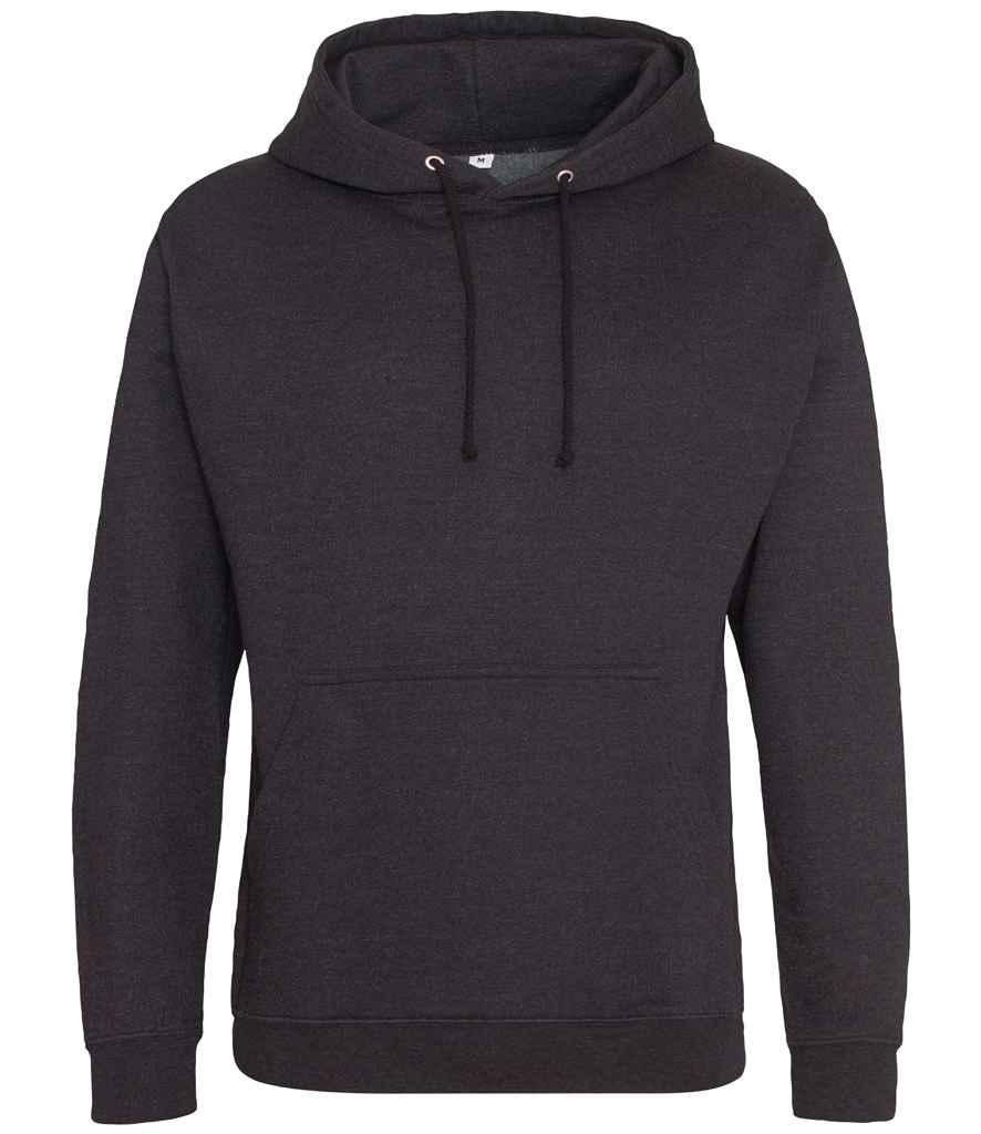 AWDis College Hoodie - (3rd Colours) in Black Smoke by Just Hoods — Custom branded clothing by Print Press, featuring premium embroidery produced in our specialist print lab in the UK.