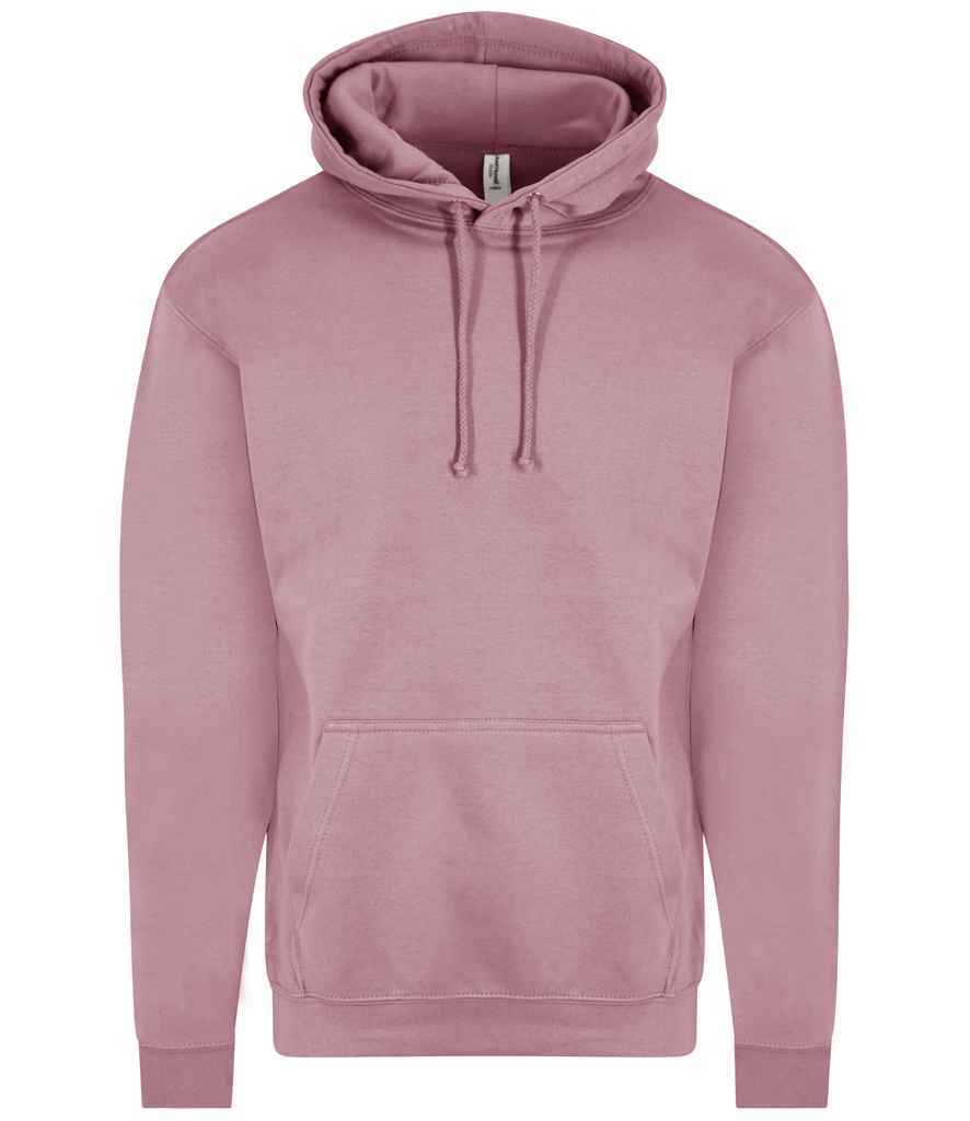 AWDis College Hoodie - (2nd Colours) in Dusty Purple by Just Hoods — Custom branded clothing by Print Press, featuring premium embroidery produced in our specialist print lab in the UK.