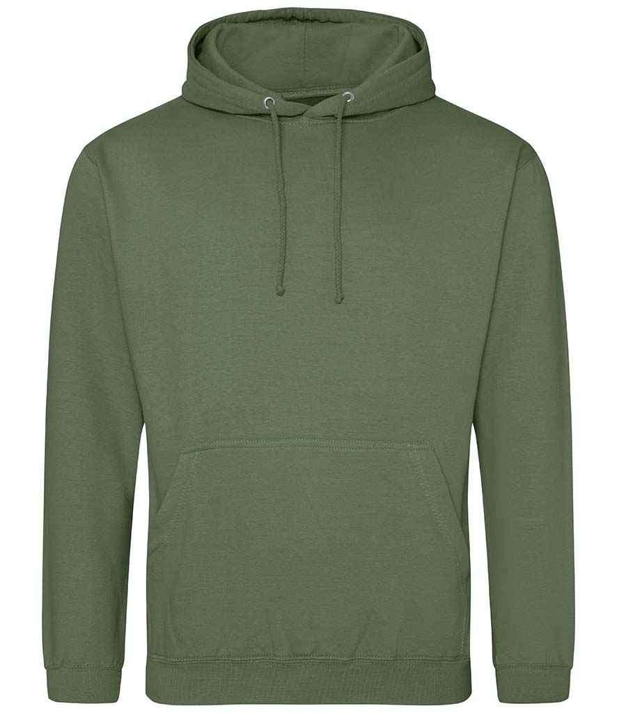 AWDis College Hoodie - (2nd Colours) in by Just Hoods — Custom branded clothing by Print Press, featuring premium embroidery produced in our specialist print lab in the UK.