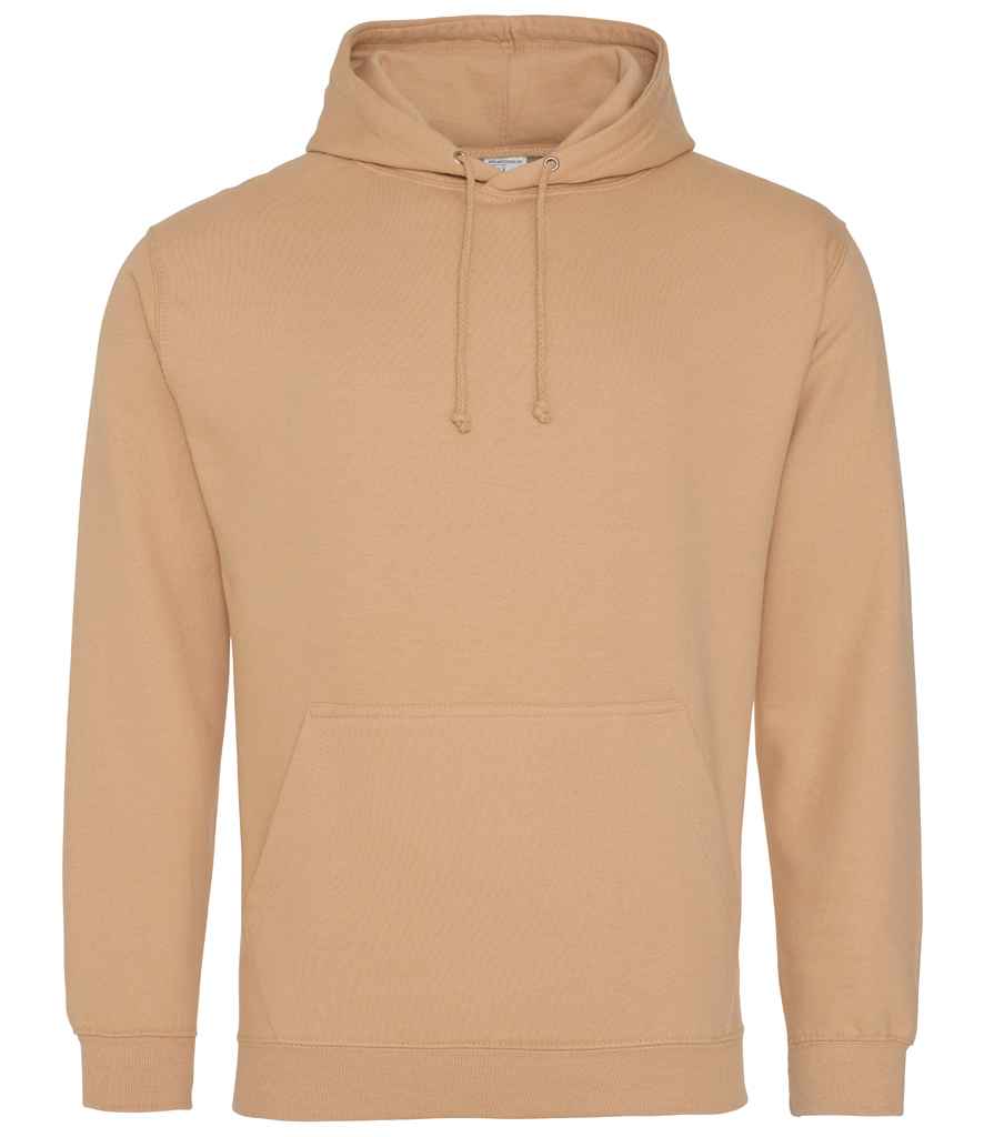 AWDis College Hoodie - (5th Colours) in Nude by Just Hoods — Custom branded clothing by Print Press, featuring premium embroidery produced in our specialist print lab in the UK.