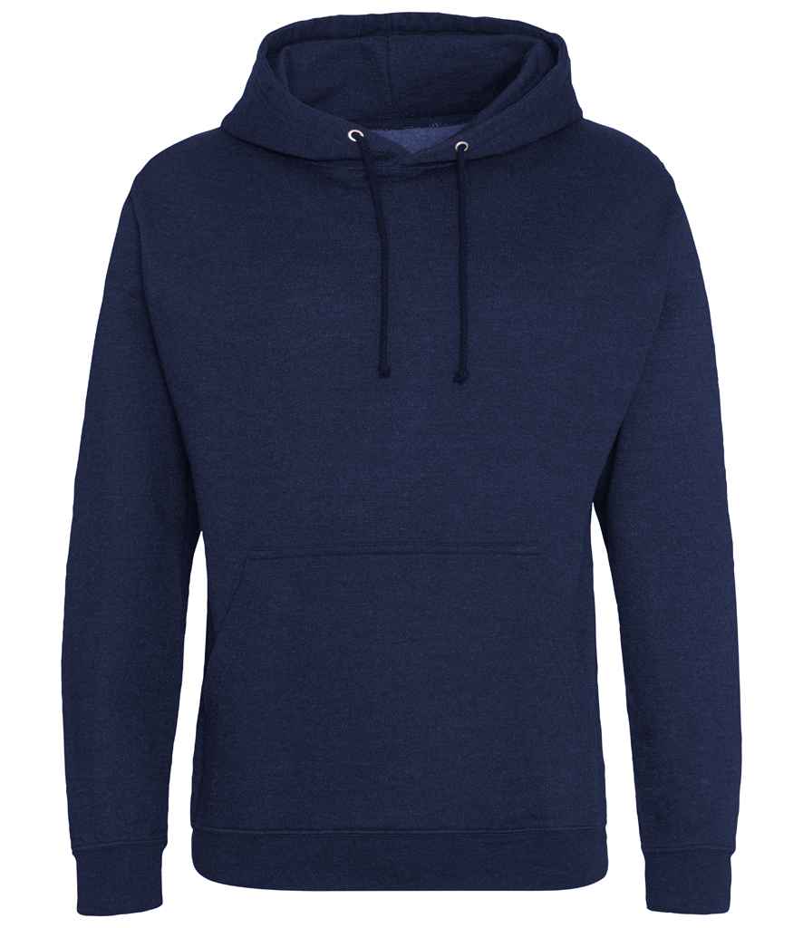 AWDis College Hoodie - (2nd Colours) in Navy Smoke by Just Hoods — Custom branded clothing by Print Press, featuring premium embroidery produced in our specialist print lab in the UK.