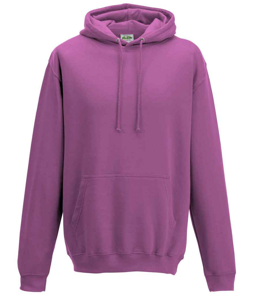 AWDis College Hoodie - (4th Colours) in Pinky Purple by Just Hoods — Custom branded clothing by Print Press, featuring premium embroidery produced in our specialist print lab in the UK.