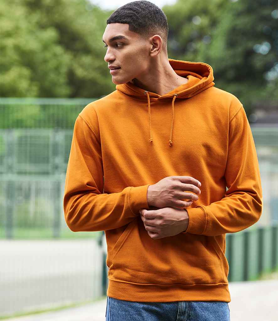 AWDis College Hoodie - (4th Colours) in by Just Hoods — Custom branded clothing by Print Press, featuring premium embroidery produced in our specialist print lab in the UK.