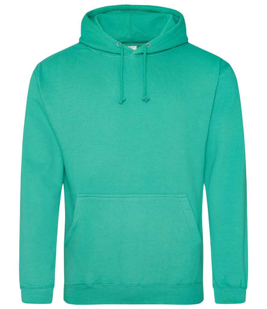 AWDis College Hoodie in Spring Green by Just Hoods — Custom branded clothing by Print Press, featuring premium embroidery produced in our specialist print lab in the UK.