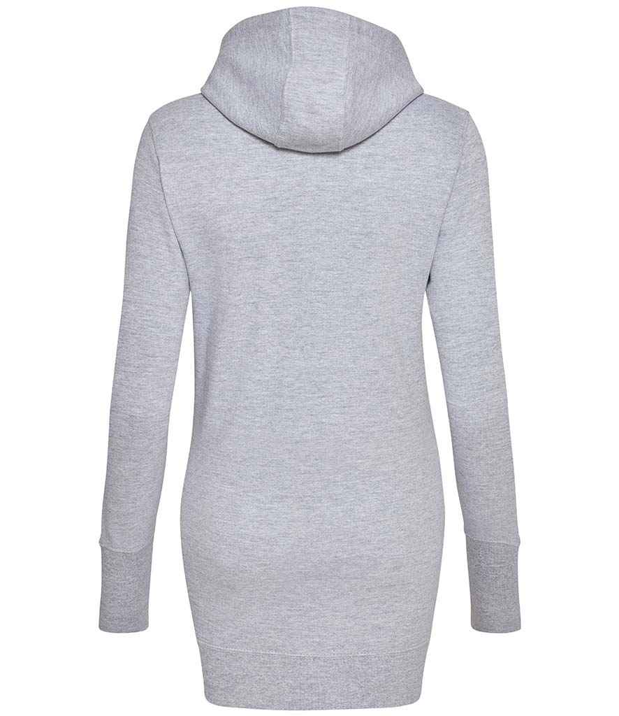 AWDis Ladies Longline Hoodie in by Just Hoods — Custom branded clothing by Print Press, featuring premium embroidery produced in our specialist print lab in the UK.
