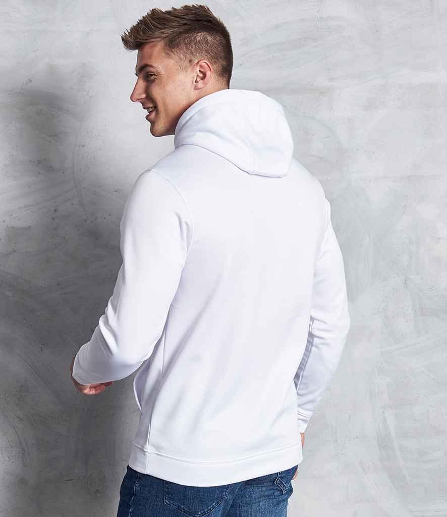 AWDis Sports Polyester Hoodie in by Just Hoods — Custom branded clothing by Print Press, featuring premium embroidery produced in our specialist print lab in the UK.