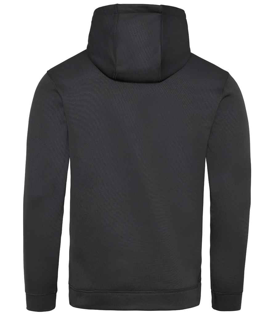 AWDis Sports Polyester Hoodie in by Just Hoods — Custom branded clothing by Print Press, featuring premium embroidery produced in our specialist print lab in the UK.