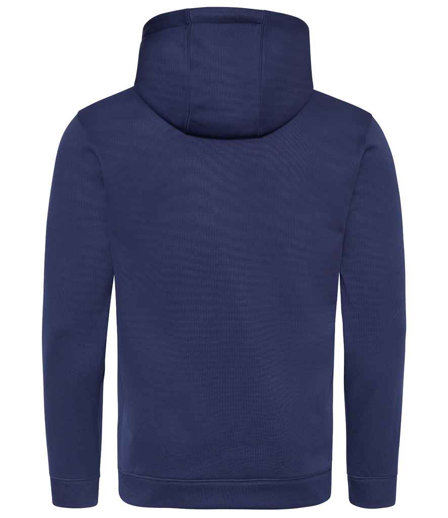 AWDis Sports Polyester Hoodie in by Just Hoods — Custom branded clothing by Print Press, featuring premium embroidery produced in our specialist print lab in the UK.