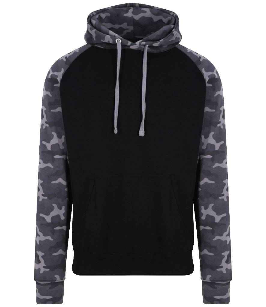 AWDis Baseball Hoodie in by Just Hoods — Custom branded clothing by Print Press, featuring premium embroidery produced in our specialist print lab in the UK.