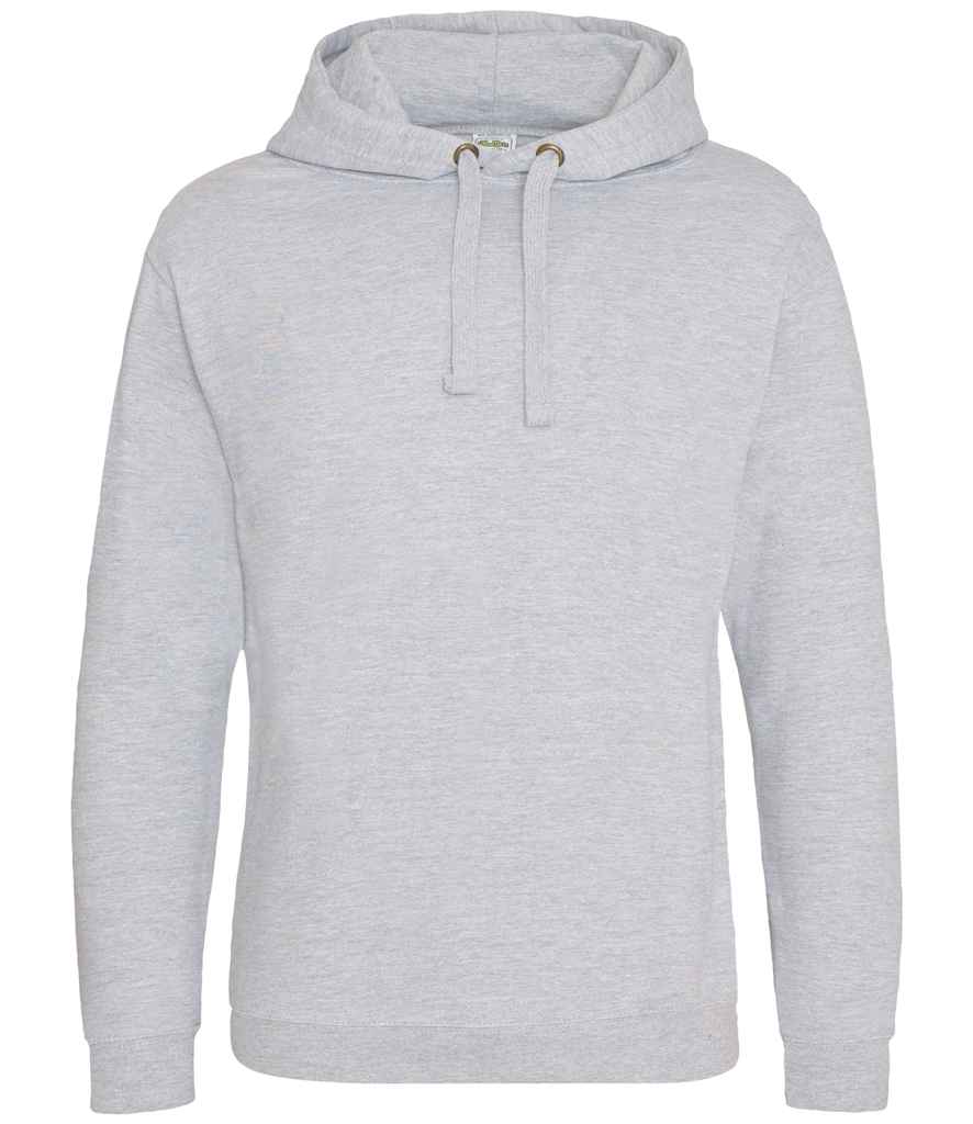 AWDis Epic Print Hoodie in Heather Grey by Just Hoods — Custom branded clothing by Print Press, featuring premium embroidery produced in our specialist print lab in the UK.