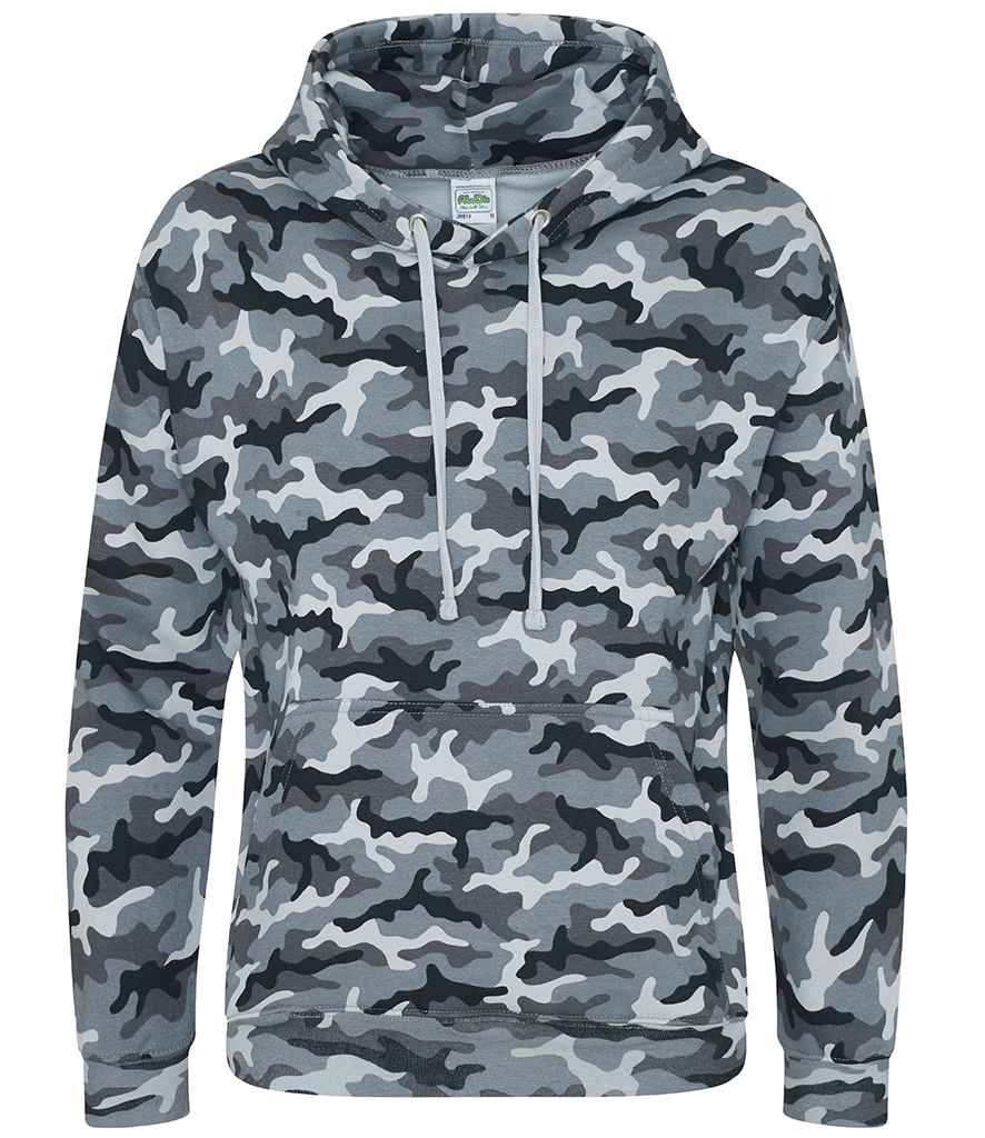 AWDis Camo Hoodie in by Just Hoods — Custom branded clothing by Print Press, featuring premium embroidery produced in our specialist print lab in the UK.