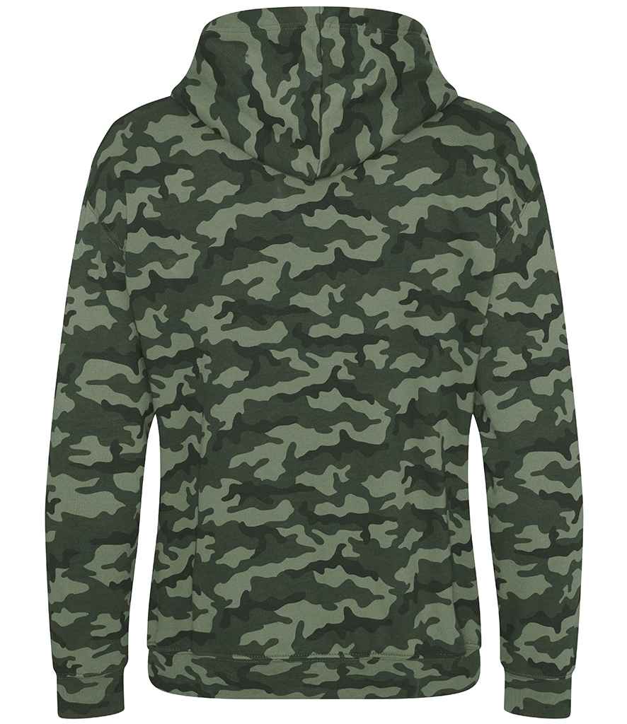AWDis Camo Hoodie in by Just Hoods — Custom branded clothing by Print Press, featuring premium embroidery produced in our specialist print lab in the UK.