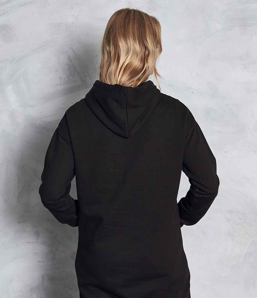 AWDis Ladies Hoodie Dress in by Just Hoods — Custom branded clothing by Print Press, featuring premium embroidery produced in our specialist print lab in the UK.
