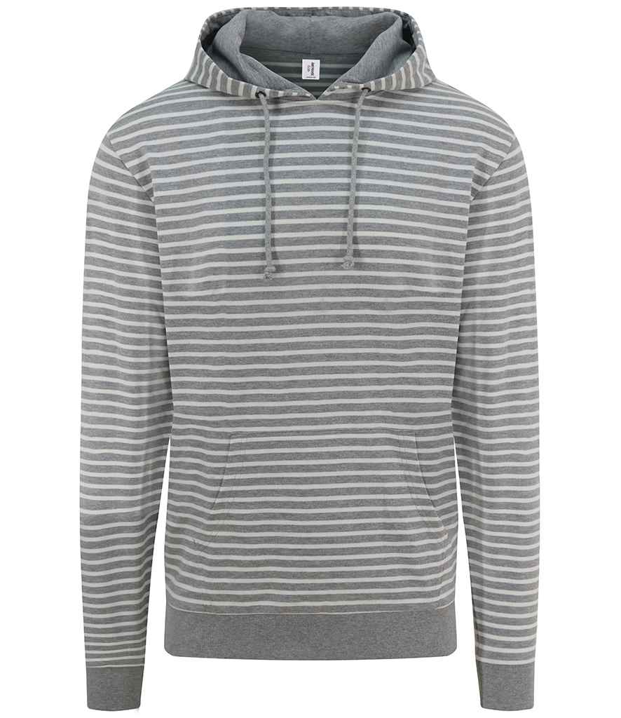AWDis Nautical Striped Hoodie in by Just Hoods — Custom branded clothing by Print Press, featuring premium embroidery produced in our specialist print lab in the UK.