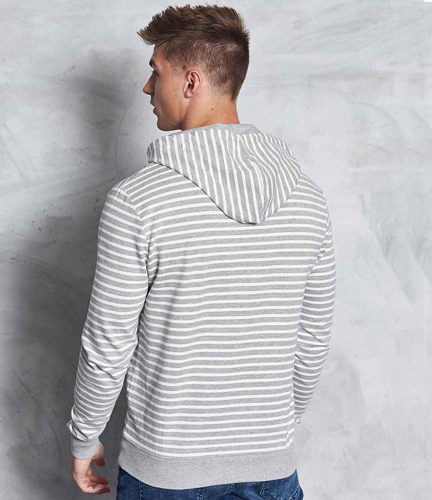 AWDis Nautical Striped Hoodie in by Just Hoods — Custom branded clothing by Print Press, featuring premium embroidery produced in our specialist print lab in the UK.