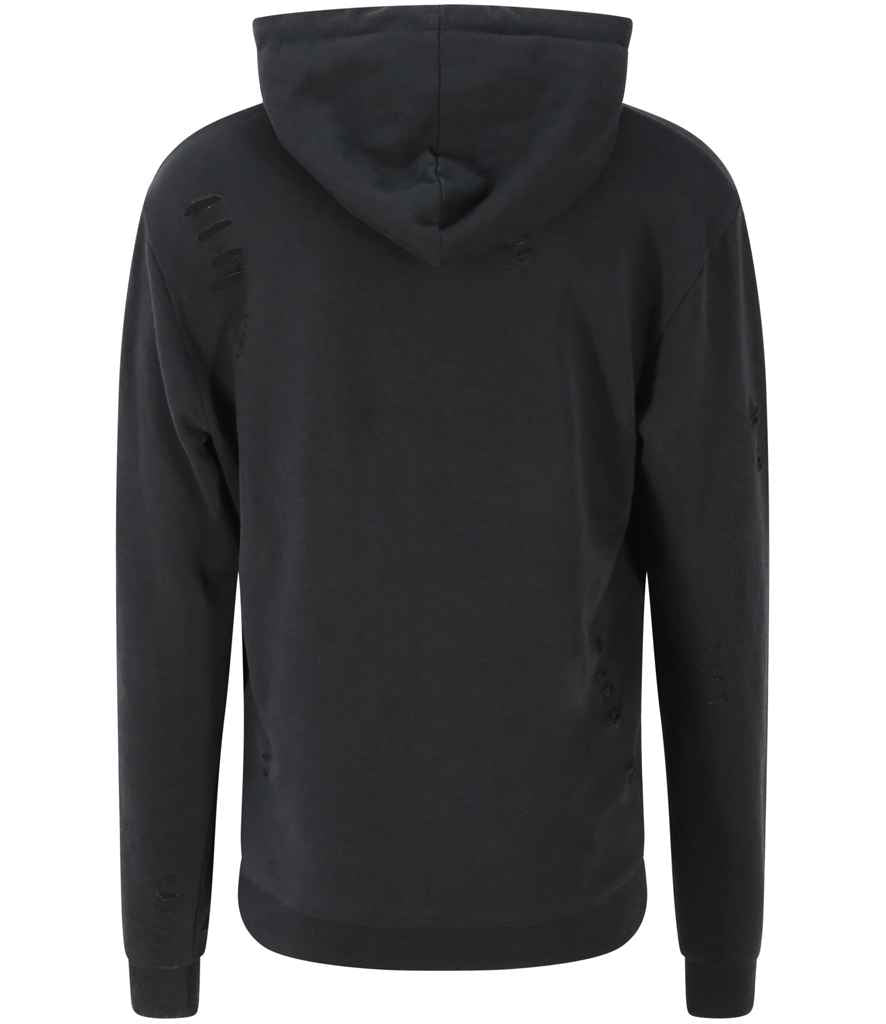 AWDis Distressed Hoodie in by Just Hoods — Custom branded clothing by Print Press, featuring premium embroidery produced in our specialist print lab in the UK.