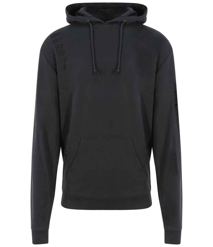 AWDis Distressed Hoodie in by Just Hoods — Custom branded clothing by Print Press, featuring premium embroidery produced in our specialist print lab in the UK.