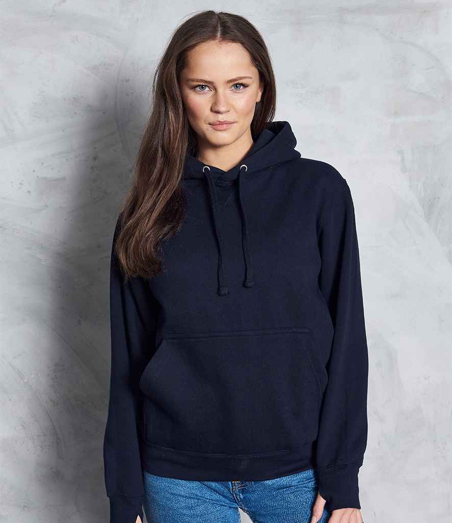 AWDis Street Hoodie in French Navy by Just Hoods — Custom branded clothing by Print Press, featuring premium embroidery produced in our specialist print lab in the UK.