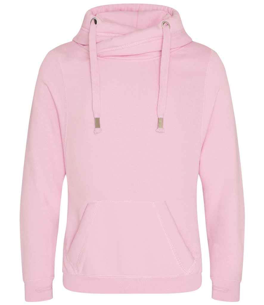 AWDis Cross Neck Hoodie in by Just Hoods — Custom branded clothing by Print Press, featuring premium embroidery produced in our specialist print lab in the UK.