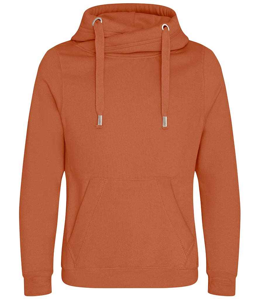 AWDis Cross Neck Hoodie in by Just Hoods — Custom branded clothing by Print Press, featuring premium embroidery produced in our specialist print lab in the UK.