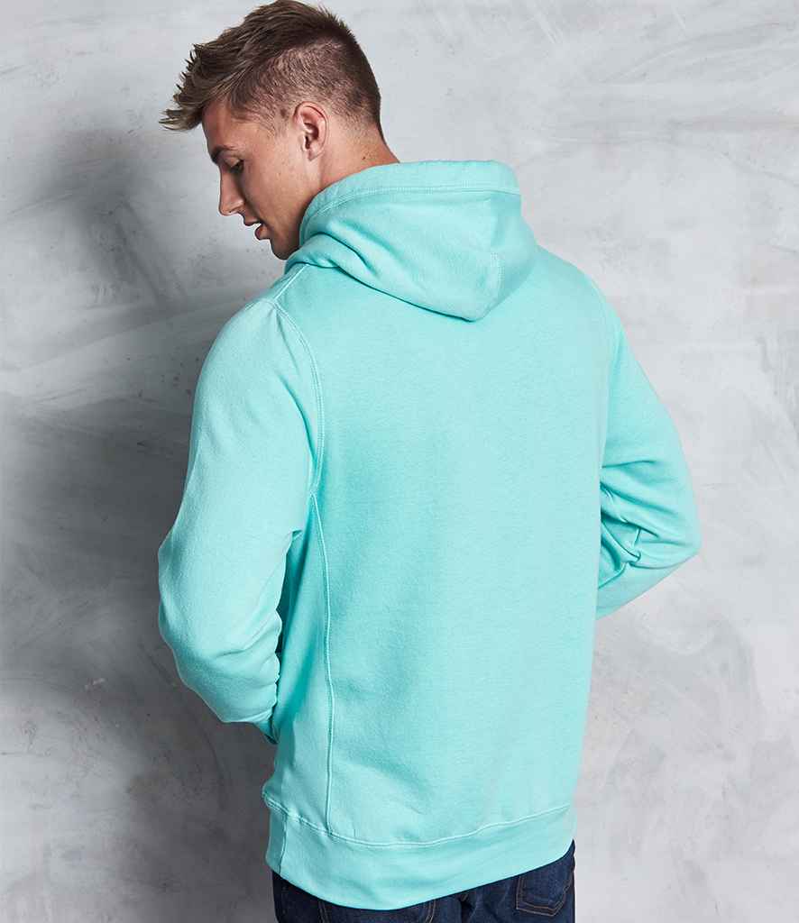 AWDis Cross Neck Hoodie in by Just Hoods — Custom branded clothing by Print Press, featuring premium embroidery produced in our specialist print lab in the UK.