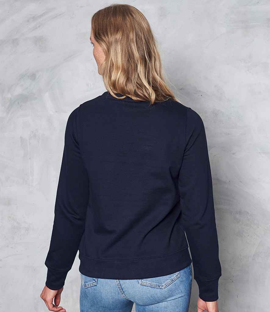 AWDis Ladies Sweatshirt in by Just Hoods — Custom branded clothing by Print Press, featuring premium embroidery produced in our specialist print lab in the UK.