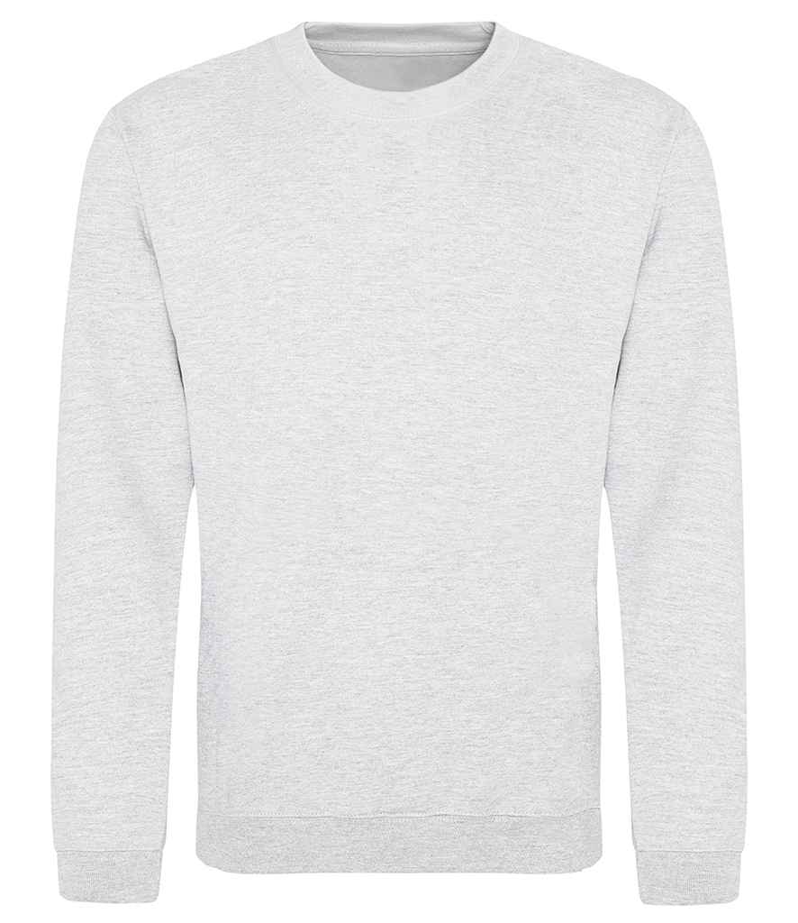 AWDis Sweatshirt - (4th Colours) in Ash by Just Hoods — Custom branded clothing by Print Press, featuring premium embroidery produced in our specialist print lab in the UK.