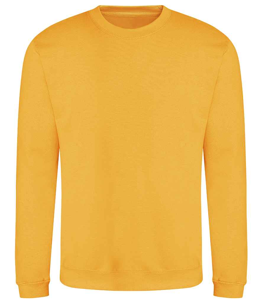 AWDis Sweatshirt - (3rd Colours) in Gold by Just Hoods — Custom branded clothing by Print Press, featuring premium embroidery produced in our specialist print lab in the UK.