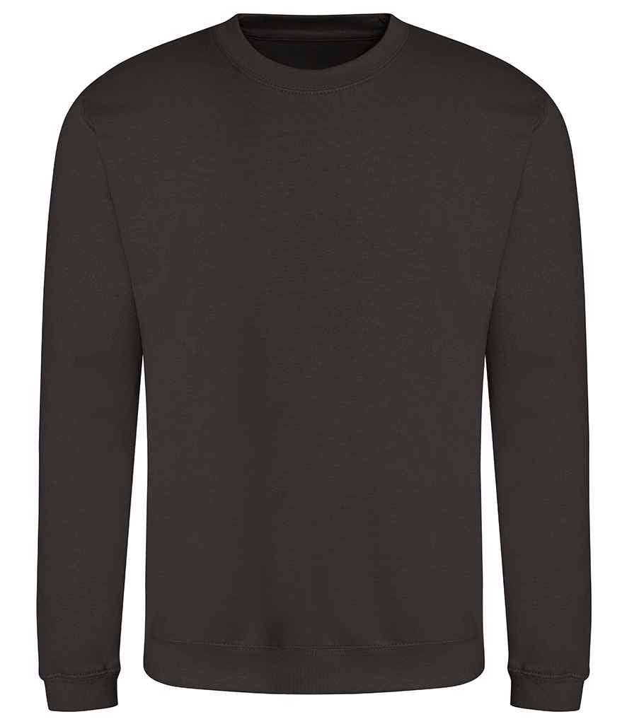 AWDis Sweatshirt - (2nd Colours) in Hot Chocolate by Just Hoods — Custom branded clothing by Print Press, featuring premium embroidery produced in our specialist print lab in the UK.