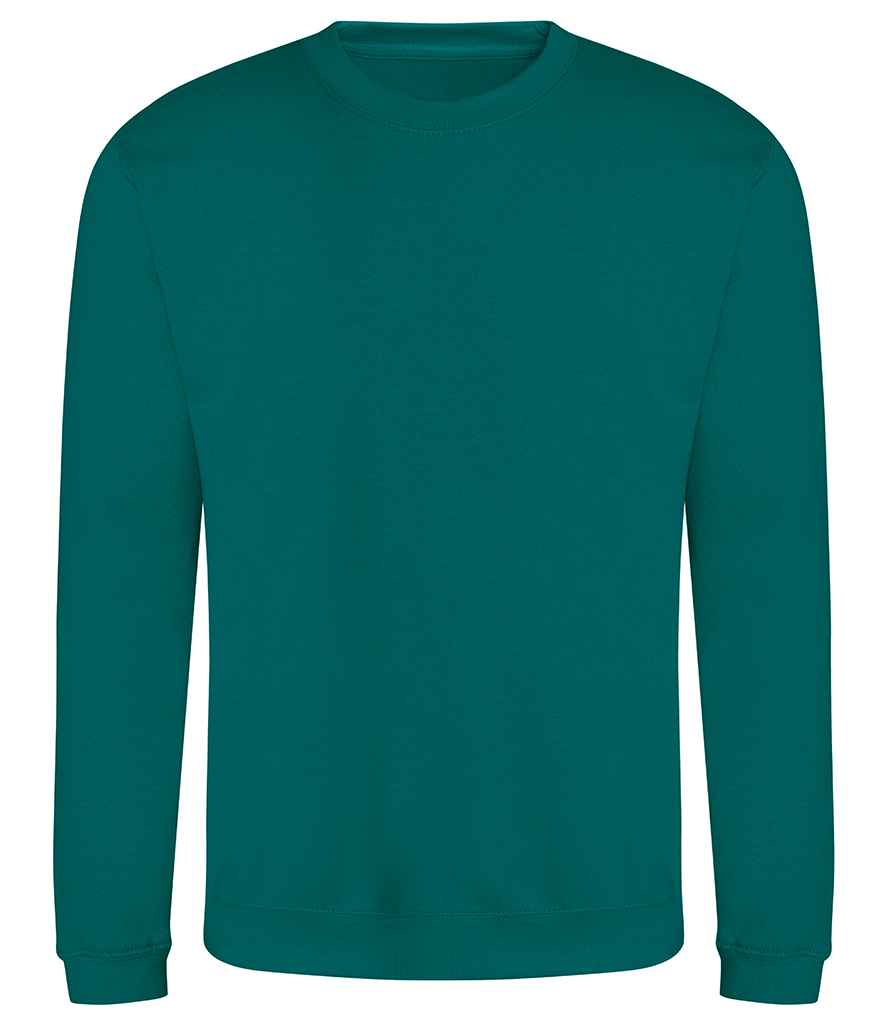 AWDis Sweatshirt - (2nd Colours) in Jade by Just Hoods — Custom branded clothing by Print Press, featuring premium embroidery produced in our specialist print lab in the UK.
