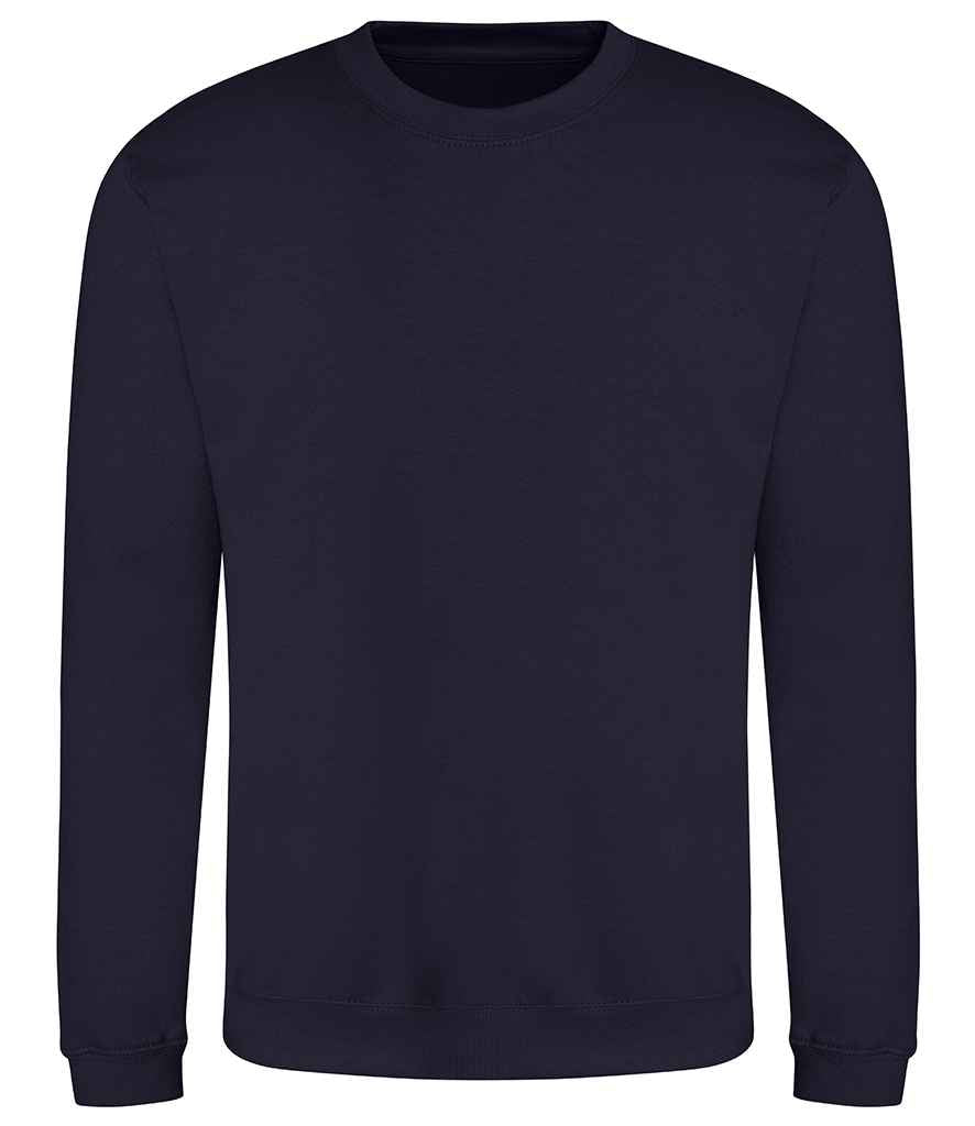AWDis Sweatshirt - (2nd Colours) in New French Navy by Just Hoods — Custom branded clothing by Print Press, featuring premium embroidery produced in our specialist print lab in the UK.