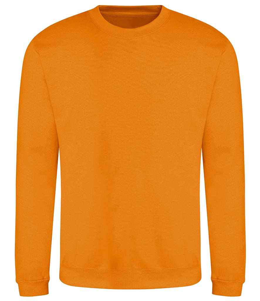AWDis Sweatshirt in Pumpkin Pie by Just Hoods — Custom branded clothing by Print Press, featuring premium embroidery produced in our specialist print lab in the UK.