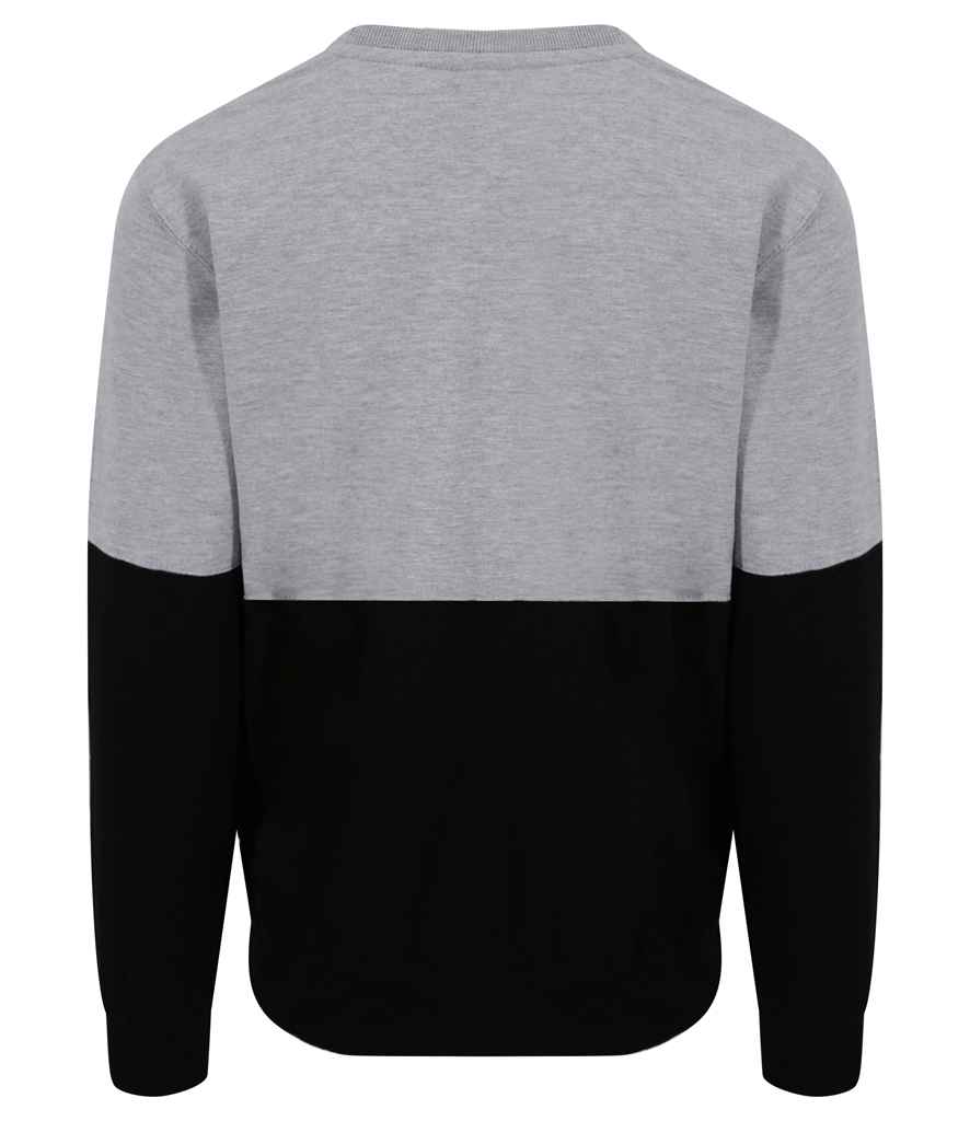 AWDis Colour Block Sweatshirt in by Just Hoods — Custom branded clothing by Print Press, featuring premium embroidery produced in our specialist print lab in the UK.