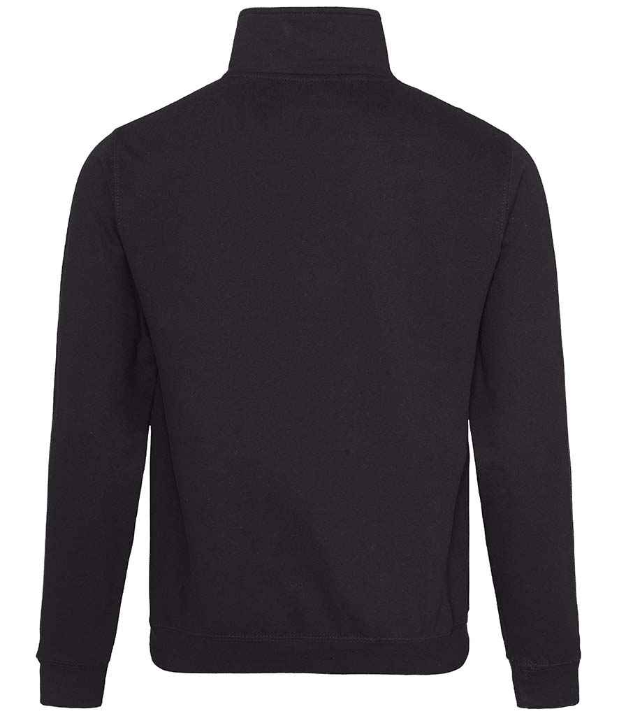 AWDis Sophomore Zip Neck Sweatshirt in by Just Hoods — Custom branded clothing by Print Press, featuring premium embroidery produced in our specialist print lab in the UK.
