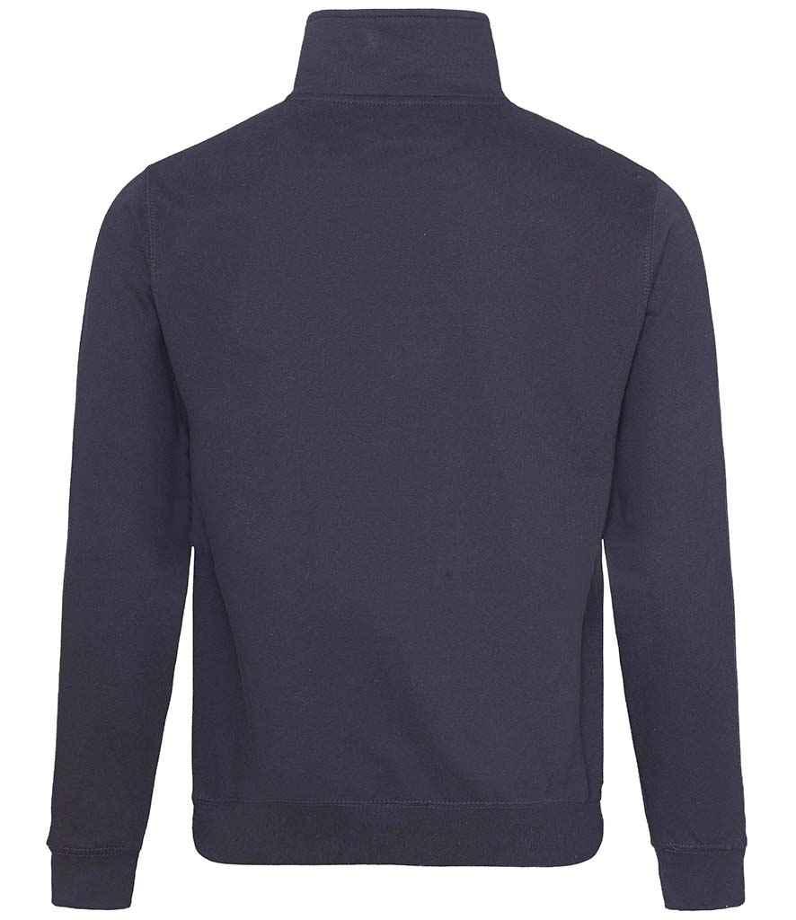 AWDis Sophomore Zip Neck Sweatshirt in by Just Hoods — Custom branded clothing by Print Press, featuring premium embroidery produced in our specialist print lab in the UK.