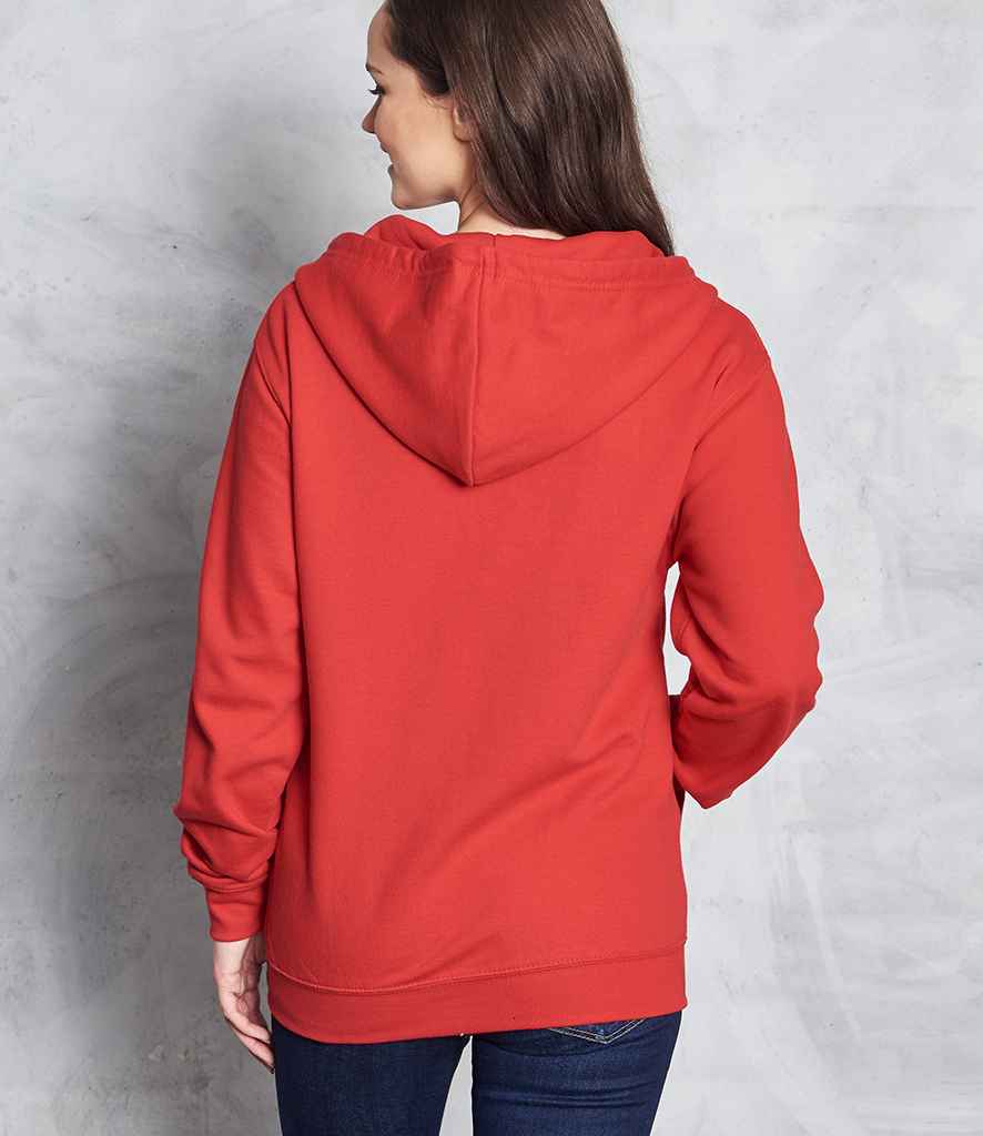 AWDis Zoodie - (2nd Colours) in Fire Red by Just Hoods — Custom branded clothing by Print Press, featuring premium embroidery produced in our specialist print lab in the UK.