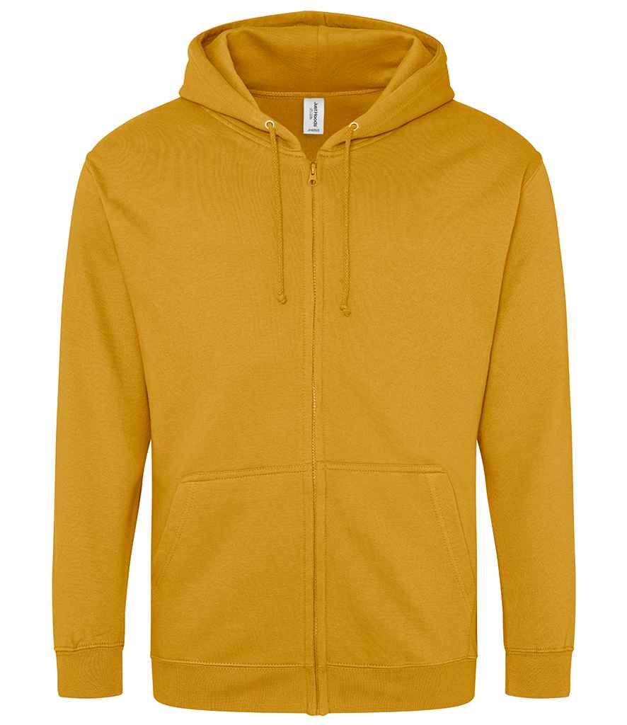 AWDis Zoodie in Mustard by Just Hoods — Custom branded clothing by Print Press, featuring premium embroidery produced in our specialist print lab in the UK.
