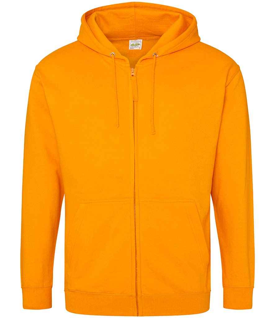 AWDis Zoodie in Orange Crush by Just Hoods — Custom branded clothing by Print Press, featuring premium embroidery produced in our specialist print lab in the UK.