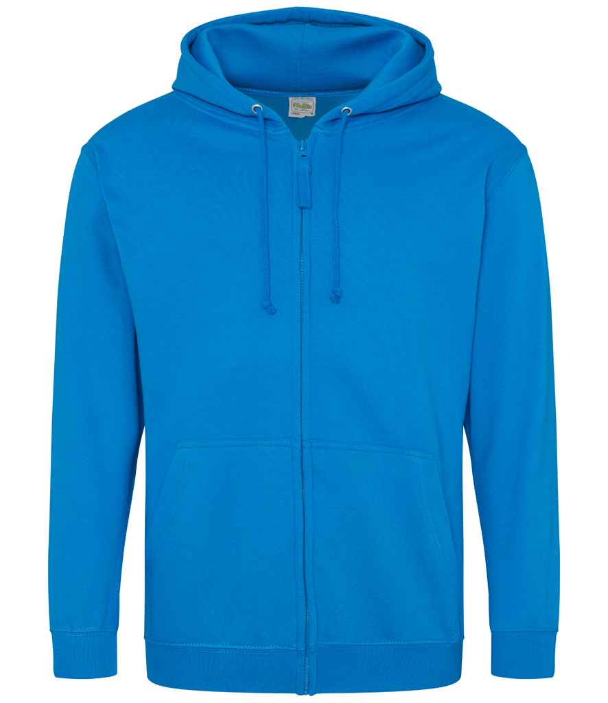 AWDis Zoodie in Sapphire Blue by Just Hoods — Custom branded clothing by Print Press, featuring premium embroidery produced in our specialist print lab in the UK.