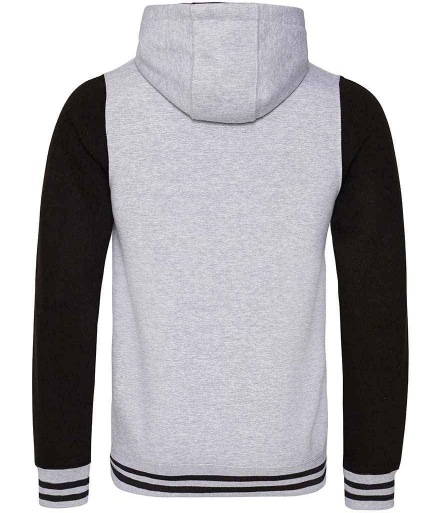 AWDis Urban Varsity Zoodie in by Just Hoods — Custom branded clothing by Print Press, featuring premium embroidery produced in our specialist print lab in the UK.