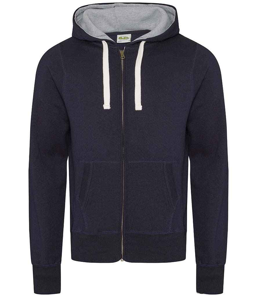 AWDis Chunky Zoodie in French Navy by Just Hoods — Custom branded clothing by Print Press, featuring premium embroidery produced in our specialist print lab in the UK.