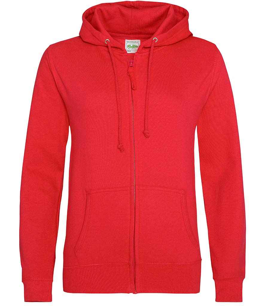 AWDis Ladies Zoodie in by Just Hoods — Custom branded clothing by Print Press, featuring premium embroidery produced in our specialist print lab in the UK.